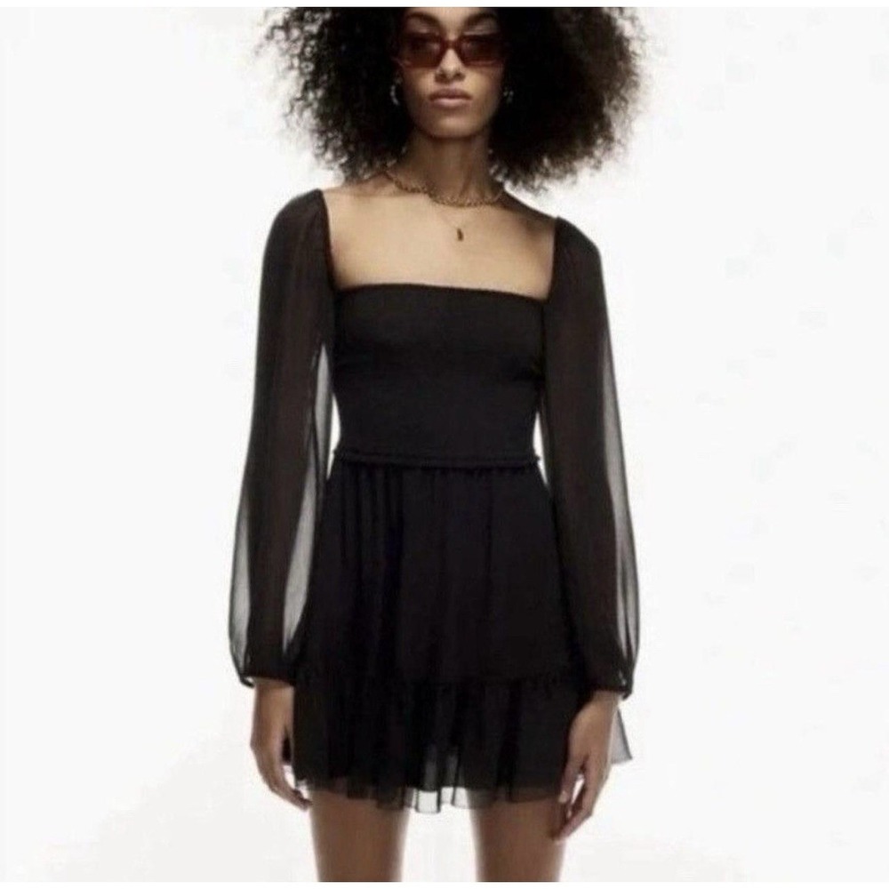 Aritzia Wilfred Tempest Dress Sz M Whimsygoth Witchy Dark Cottagecore